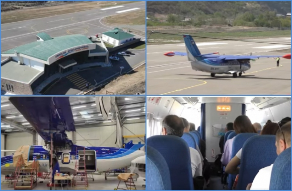 Аэропорт «Сюник» продолжает функционировать (видео)